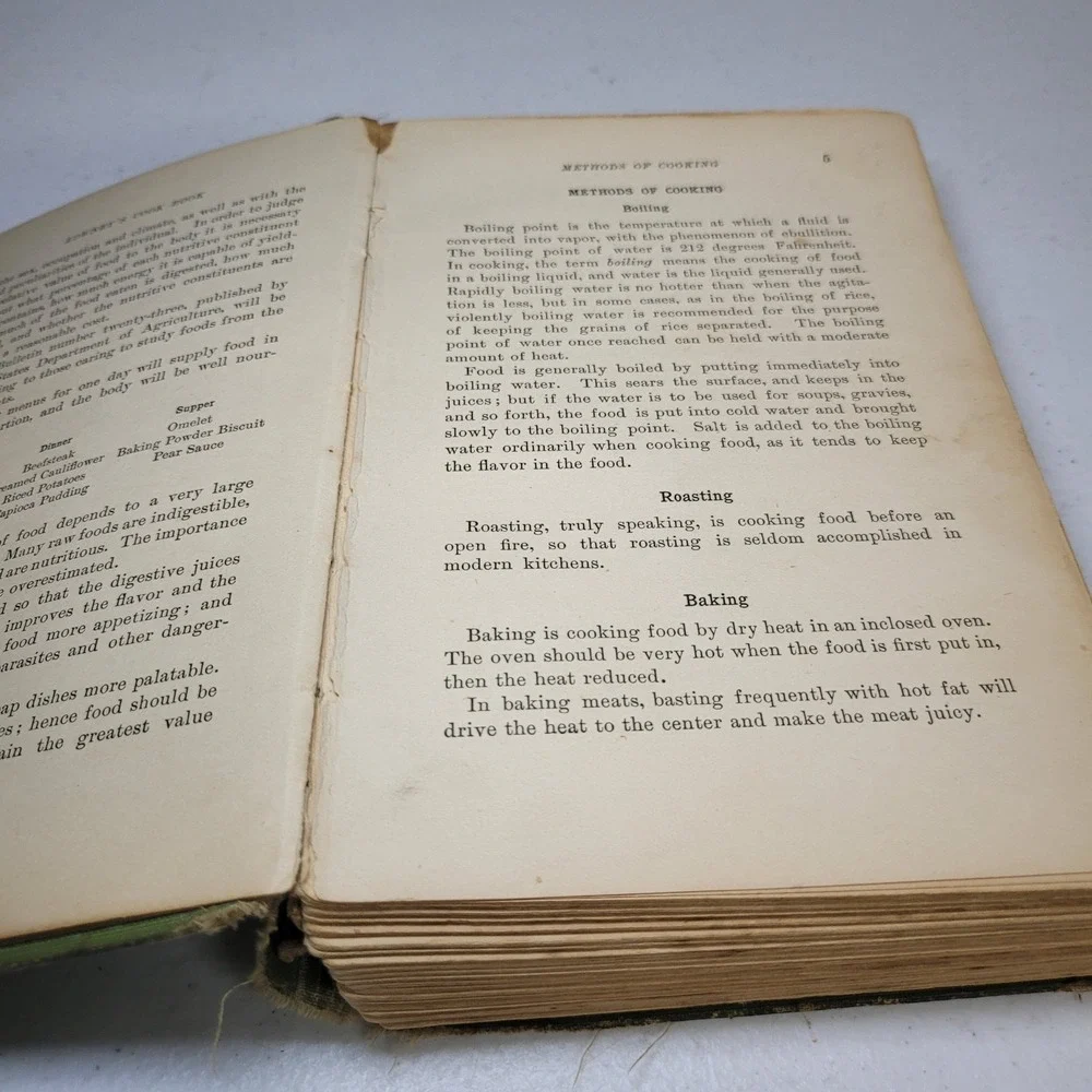 Lowneys Cook Book‎ Antique 1907 Maria Willett Howard Green Recipes